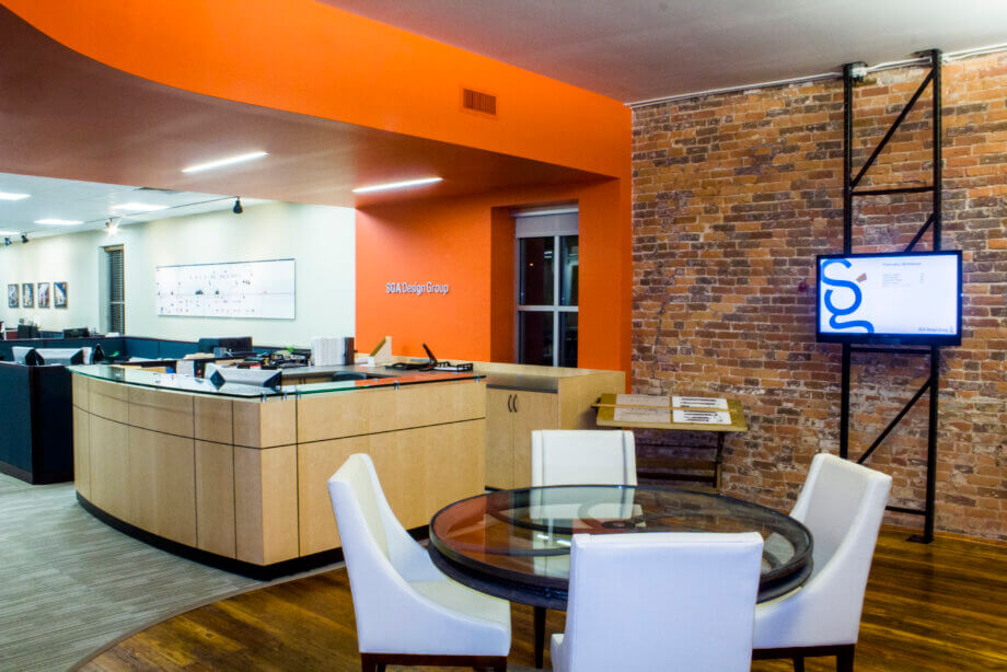 SGA Design Group Bentonville Office Lobby